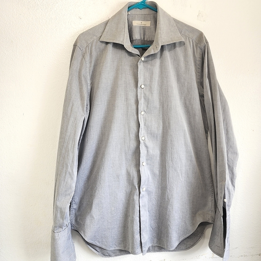 🌸Ermenegildo Zegna | Mens Classic Button-down Shirt size 40